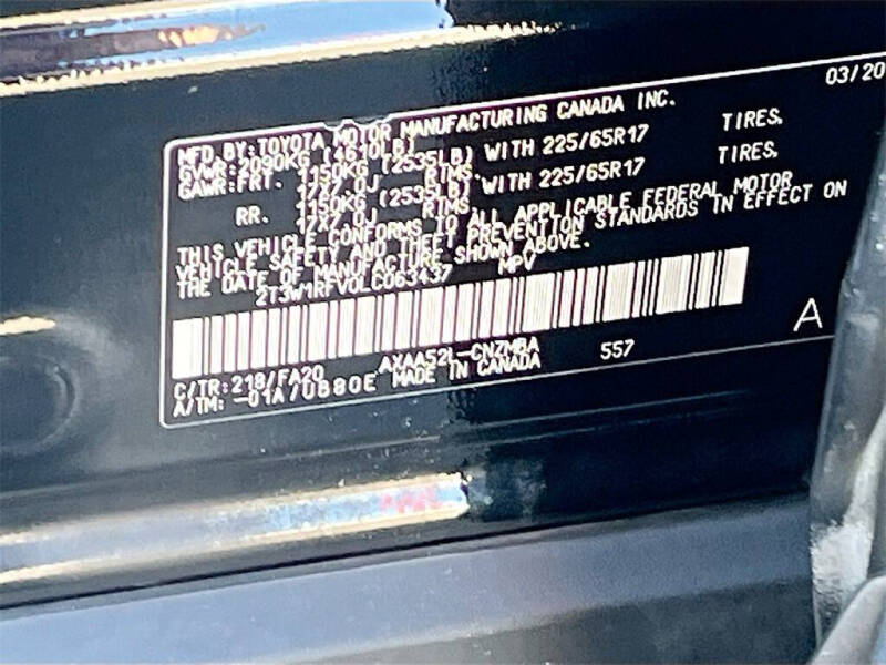 2020 Toyota RAV4 XLE