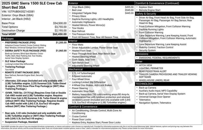 2025 GMC Sierra 1500
