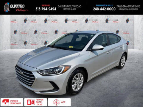 2017 Hyundai Elantra for sale at Quattro Motors 2 in Farmington Hills MI