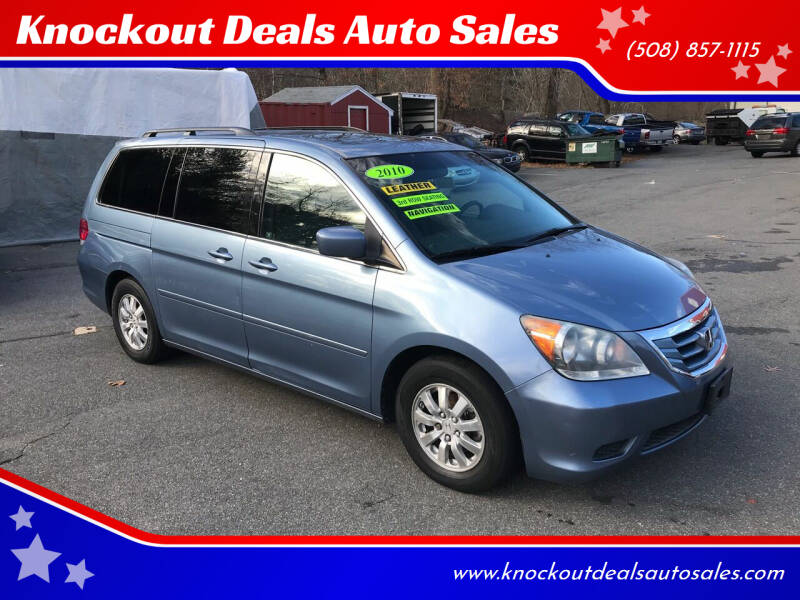 2010 Honda Odyssey for sale at Knockout Deals Auto Sales in West Bridgewater MA
