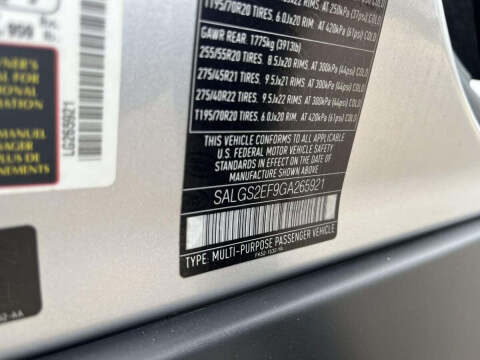 2016 Land Rover Range Rover Supercharged