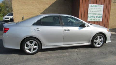 2012 Toyota Camry for sale at LENTZ USED VEHICLES INC in Waldo WI