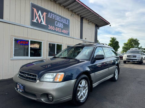 2001 Subaru Outback for sale at M & A Affordable Cars in Vancouver WA