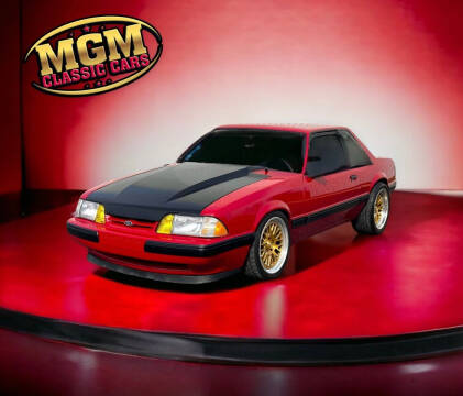 1989 Ford Mustang for sale at MGM CLASSIC CARS in Addison IL