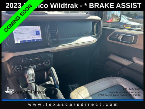 2023 Ford Bronco Wildtrak Advanced