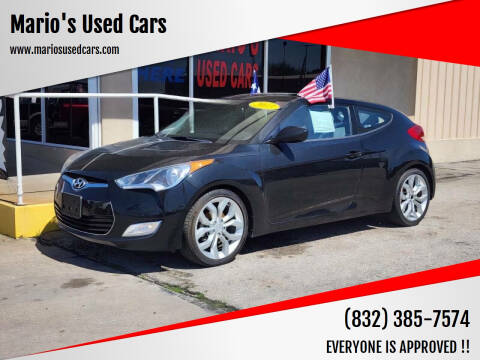 2013 Hyundai Veloster for sale at Mario's Used Cars in Houston TX