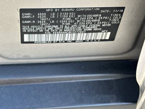 2019 Subaru Outback 2.5i Limited