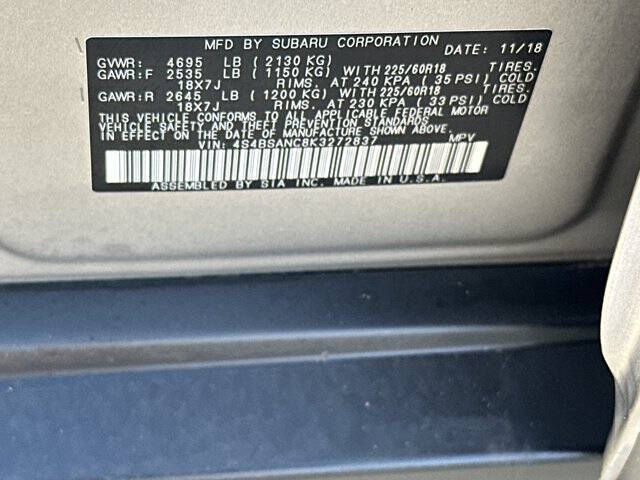 2019 Subaru Outback 2.5i Limited