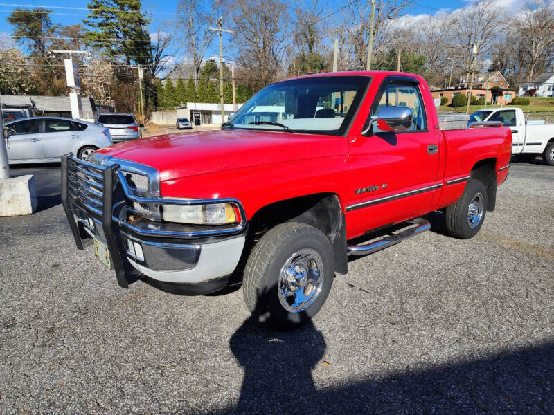 1996 Dodge Ram 1500 for sale at John's Used Cars in Hickory NC