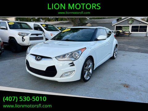 2013 Hyundai Veloster for sale at LION MOTORS in Orlando FL