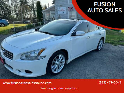 2010 Nissan Maxima for sale at FUSION AUTO SALES in Spencerport NY