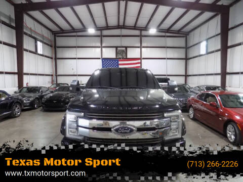 2018 Ford F-250 Super Duty for sale at Texas Motor Sport in Houston TX