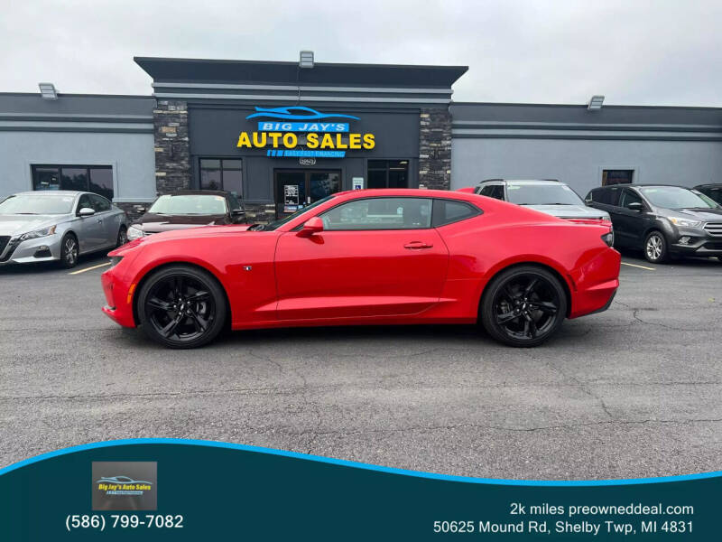 2019 Chevrolet Camaro for sale at BIG JAY'S AUTO SALES in Shelby Township MI