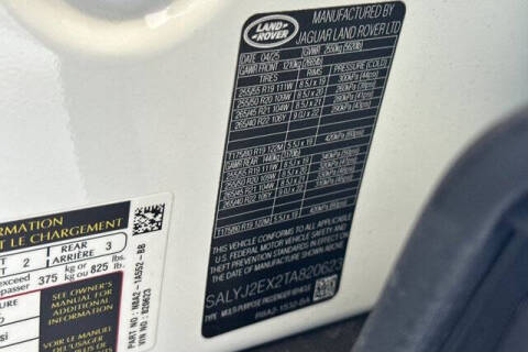 2026 Land Rover Range Rover Velar P250 S