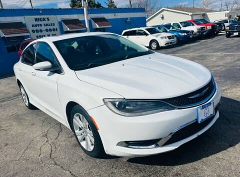 2015 Chrysler 200 for sale at NICAS AUTO SALES INC in Loves Park IL