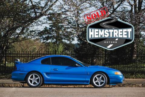 1998 Ford Mustang SVT Cobra for sale at Hemstreet Motors in Warner Robins GA