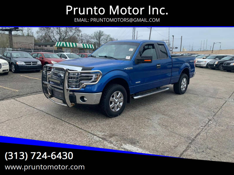 2013 Ford F-150 for sale at Prunto Motor Inc. in Dearborn MI