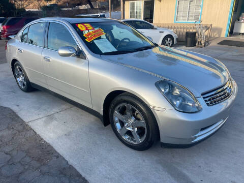 2003 Infiniti G35 for sale at 1 NATION AUTO GROUP in Vista CA