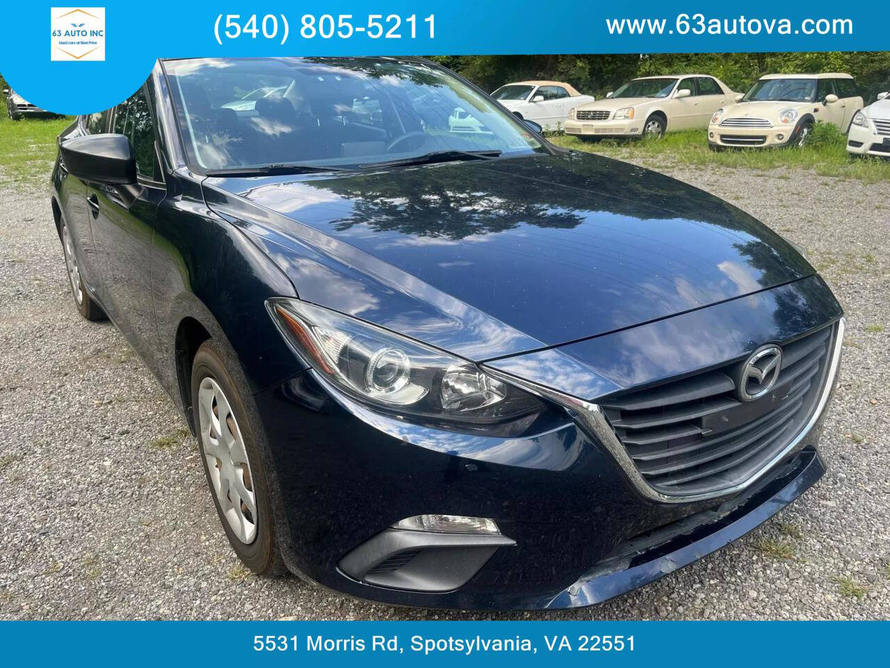 2015 Mazda Mazda3 for sale at 63 Auto Inc in Spotsylvania, VA