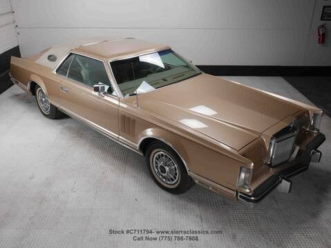 1979 Lincoln Continental for sale at Sierra Classics & Imports in Reno NV