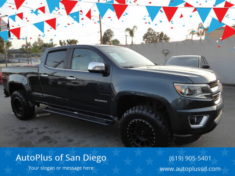 2017 Chevrolet Colorado for sale at AutoPlus of San Diego in Spring Valley CA