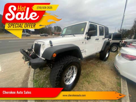 2013 Jeep Wrangler Unlimited for sale at Cherokee Auto Sales in Acworth GA