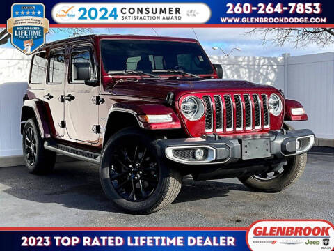 2021 Jeep Wrangler Unlimited for sale at Glenbrook Dodge Chrysler Jeep Ram and Fiat in Fort Wayne IN