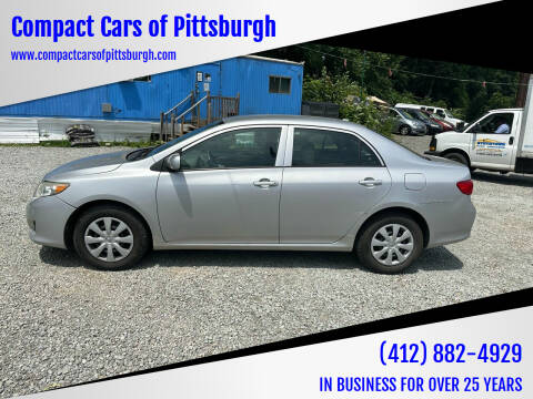2009 Toyota Corolla for sale at Compact Cars of Pittsburgh in Pittsburgh PA