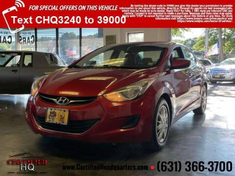 2012 Hyundai Elantra for sale at CERTIFIED HEADQUARTERS in Saint James NY