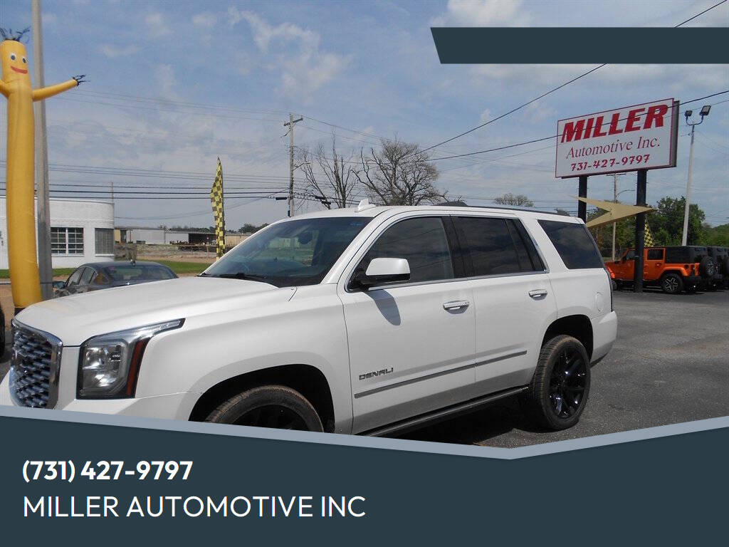 White 2019 GMC Yukon Denali 4x4 Denali 4dr SUV 1