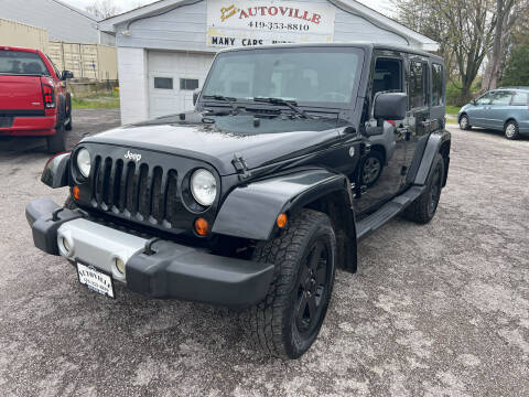 2009 Jeep Wrangler Unlimited for sale at Autoville in Bowling Green OH