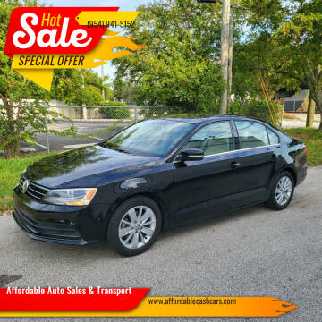 2015 Volkswagen Jetta for sale at Affordable Auto Sales & Transport in Pompano Beach FL