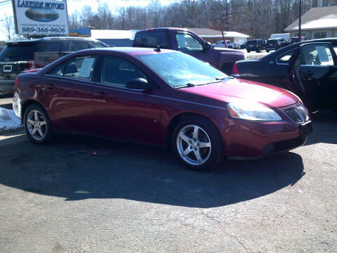 2009 Pontiac G6 for sale at LAKESIDE MOTORS LLC in Houghton Lake MI