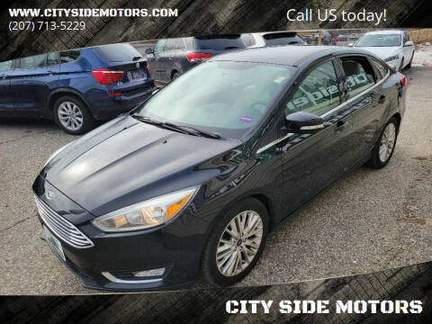 2015 Ford Focus for sale at CITY SIDE MOTORS in Auburn ME