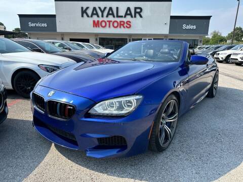 2012 BMW M6 for sale at KAYALAR MOTORS in Houston TX