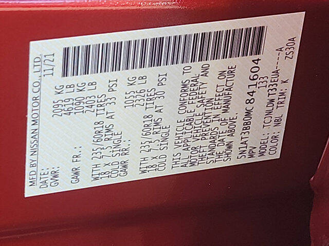 2021 Nissan Rogue SV