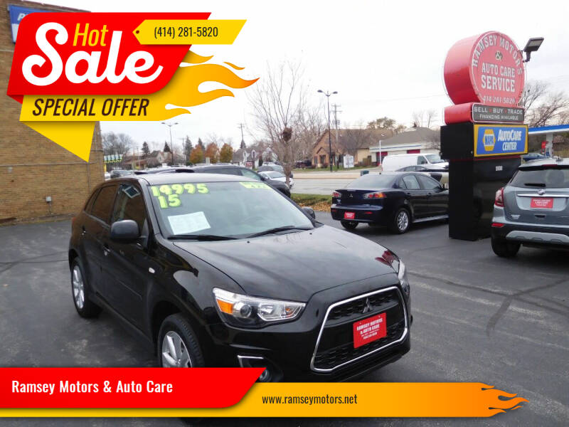 2015 Mitsubishi Outlander Sport for sale at Ramsey Motors & Auto Care in Milwaukee WI