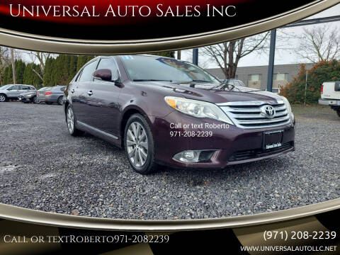 2011 Toyota Avalon for sale at Universal Auto Sales Inc in Salem OR