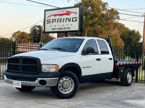 2004 Dodge Ram 3500 for sale at Spring Motors in Spring TX