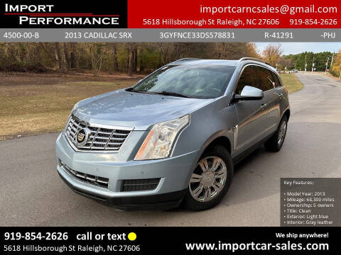 2013 Cadillac SRX for sale at Import Performance Sales in Raleigh NC