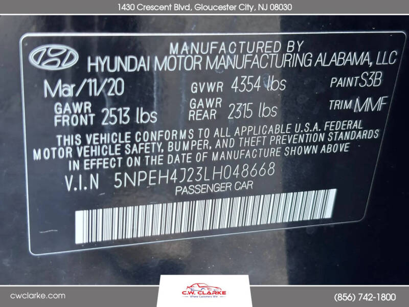 2020 Hyundai Sonata Limited