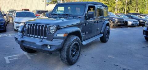 2018 Jeep Wrangler Unlimited for sale at GEORGIA AUTO DEALER LLC in Buford GA