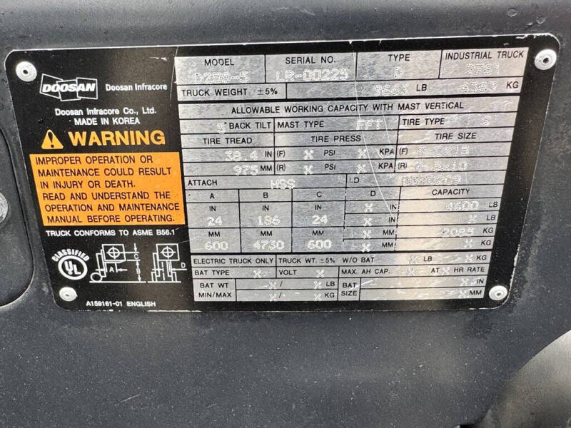 2007 Doosan D25s-5