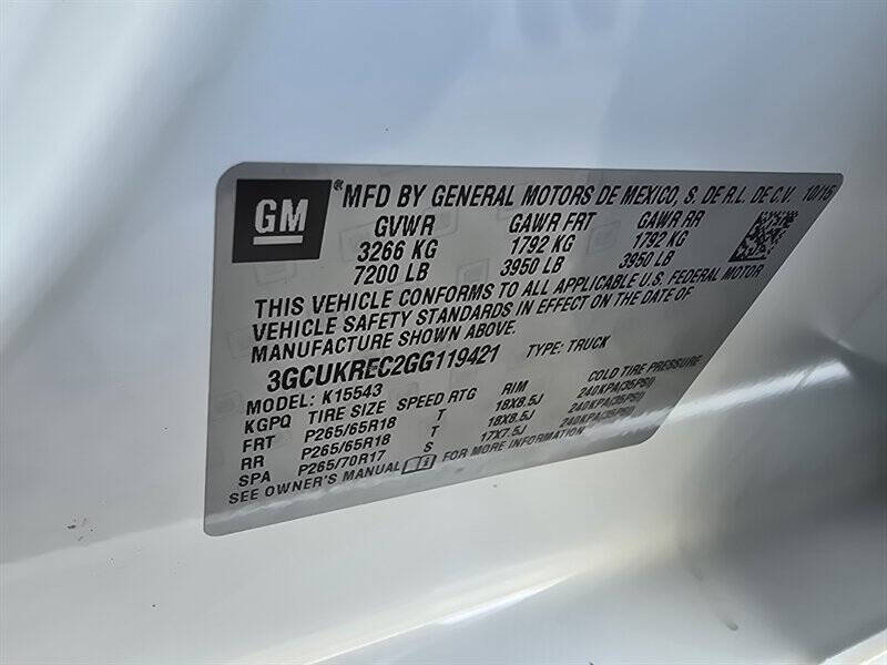 2016 Chevrolet Silverado 1500