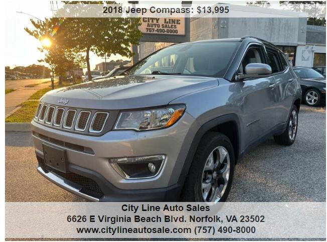 2018 Jeep Compass for sale at City Line Auto Sales in Norfolk VA