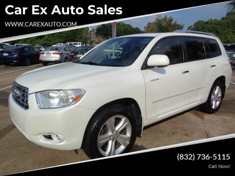 2009 Toyota Highlander for sale at Car Ex Auto Sales in Houston TX