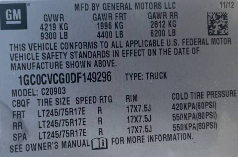 2013 Chevrolet Silverado 2500HD Work Truck