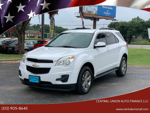 2011 Chevrolet Equinox for sale at Central Union Auto Finance LLC in Austin TX