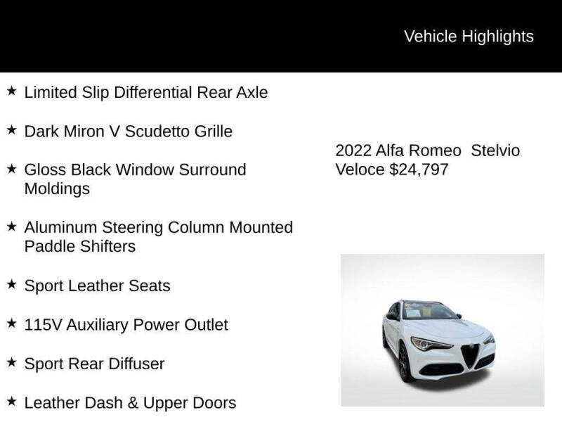 2022 Alfa Romeo Stelvio Veloce