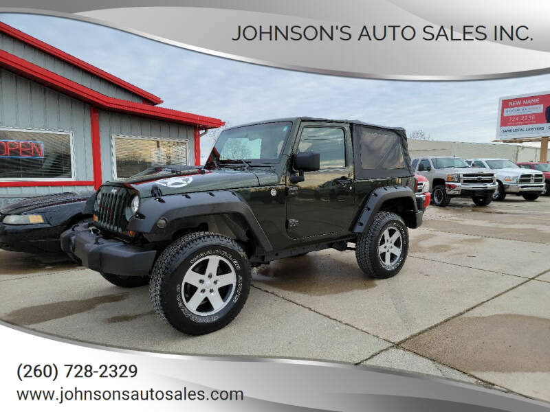2010 Jeep Wrangler for sale at Johnson's Auto Sales Inc. in Decatur IN